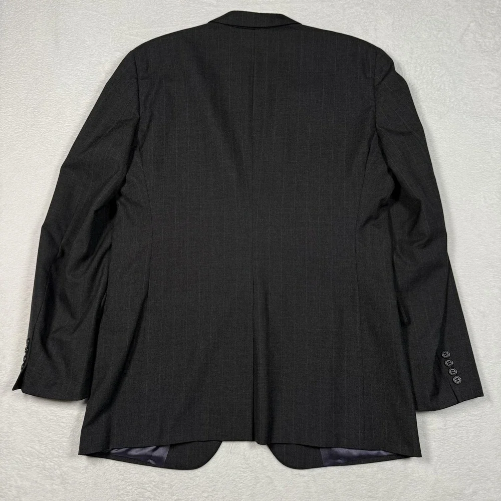 Jos. A. Bank Executive Collection Blazer Mens Charcoal Pinstripe 2 Button Jacket